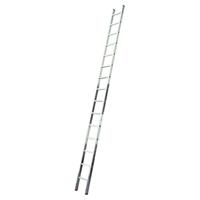 KRAUSE Aluminium enkele ladder met 15 sporten