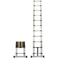 gtmarket Teleskopleiter 3.20 Meter, Aluminium, 150 kg Belastbarkeit - GT MARKET