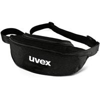 uvex Textiletui schwarz groß - mit zwei Fächern für je eine Bügelbrille und eine Vollsichtbrille