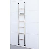 Wandhouder, voor ladders, grootte L, grijs