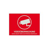 abussecurity ABUS AU1320 Warnaufkleber Videoüberwachung (ohne ABUS Logo) 148x105 mm - ABUS SECURITY