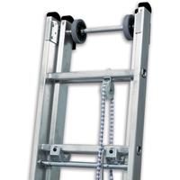 günzburgersteigtechnik Günzburger Seilzugleiter mit Traverse 2x14 Sprossen - GüNZBURGER STEIGTECHNIK