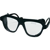 georgschmerlergmbh&co.kg Schutzbrille klar Verbundglas splitterfrei schw. Glasgröße 62x52mm EN1836/EN166 - GEORG SCHMERLER GMBH & CO.KG