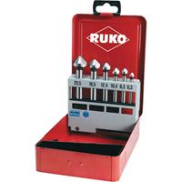 RUKO 102152 Kegelsenker-Set 6teilig 6.3 mm, 8.3 mm, 10.4 mm, 12.4 mm, 16.5 mm, 20.5mm HSS 1 Set