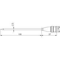 Greisinger GF 2T Einstechfühler -70 bis 250°C Fühler-Typ Pt1000