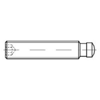 Sonstige DIN 6332 Stahl-5.8 brüniert M8 x 50mm, Gewindestifte mit ISK mit Druckzapfen