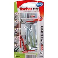 Fischer - 535001 Blister 4 Tacos + Duopower 8x40