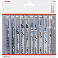 boschaccessories Bosch Accessories Stichsägeblatt-Set All in One, 10-teilig 2607011171 10St.