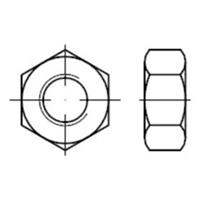 Sonstige Sechskantmuttern ISO-Typ 1, ISO 8673 Edelstahl A2 blank M12x1,5