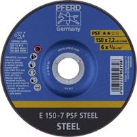 PFERD 62015628 E 150-7 PSF STEEL Afbraamschijf gebogen 150 mm 10 stuk(s)