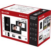Bellcome Advanced 7 Video-Kit 2 Familie Complete set voor Video-deurintercom Kabelgebonden 14-delig Zwart