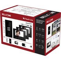 Bellcome Advanced 7 Video-Kit 3 Familie Complete set voor Video-deurintercom Kabelgebonden 20-delig Zwart
