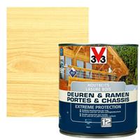 V33 Houtbeits  Deuren & Ramen Extreme Protection kleurloos zijdeglans 750ml