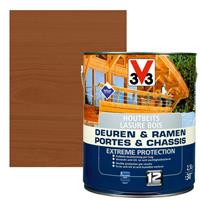 V33 Houtbeits  Deuren & Ramen Extreme Protection donkere heik zijdeglans 2,5L