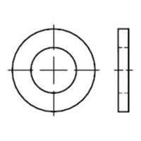 Sonstige Flache Scheiben für Bolzen-Prd.kl. C, DIN 1441 Stahl blank  56x 75x 9