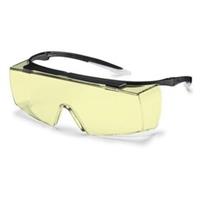 Uvex Überbrille super f OTG grau supravision sapphire schwarz/farblos schwarz/grau