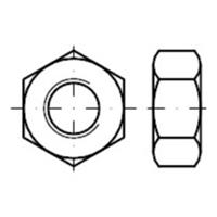 Sonstige Sechskantmuttern Produktklasse C, DIN 555 Kunststoff Polyamid PA M 4