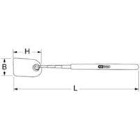 Kstools Teleskop-Lupe, 178-660mm, 44x63,5mm