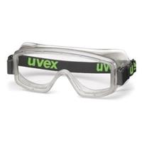 Uvex Vollsichtbrille 9405 CA farblos AF /transparent grau