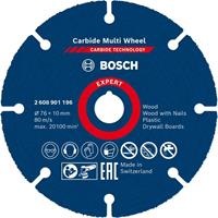 Bosch - Expert Carbide Multi Wheel Trennscheibe, 76 mm, 10 mm