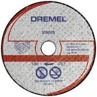 Dremel DSM520 2615S520JB Doorslijpschijf recht 77 mm 2 stuk(s)