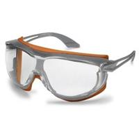 Uvex Schutzbrille skyguard NT farblos supravision excellence /orange grau