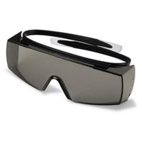 Uvex Schutzbrille super OTG grau supravision sapphire  schwarz