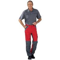 Planam Bundhose 2517 ,  rot/schiefer