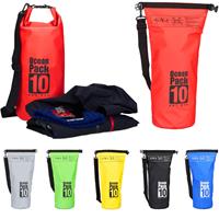 RELAXDAYS Ocean Pack 10 L, wasserdichter Dry Bag, ultraleichter Trockensack für Kajak, Segeln, Rafting, Skifahren, rot