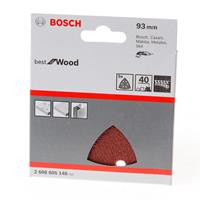 boschaccessories Bosch Accessories EXPERT C470 2608900823 Deltaschleifpapier gelocht (L x B) 93mm x 93mm 5St.