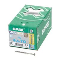 SPAX - Fassadenschraube Linsensenkkopf T-STAR plus Teilgewinde Edelstahl A2 4,5x 70