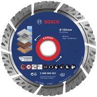 Bosch 2608900661 EXPERT multi-materiaal diamantslijpschijven, 150 x 22,23 x 2,4 x 12 mm Diameter 150 mm 1 stuk(s)
