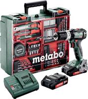 Metabo SB 18 L BL SET Accu-klopboor/schroefmachine Incl. 2 accus, Incl. lader, Incl. accessoires, Incl. koffer