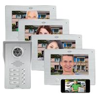 elro 4 Familienhaus ip Türklingel mit Kamera & App - Videosprechanlage