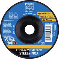 PFERD 62010720 E 100-6 PSF STEELOX/16,0 Afbraamschijf gebogen 100 mm 16 mm 10 stuk(s)