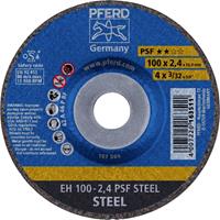 PFERD EH 100-2,4 PSF STEEL/16,0 61739116 Doorslijpschijf gebogen 100 mm 16 mm 25 stuk(s)