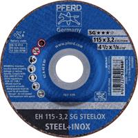 PFERD EH 115-3,2 SG STEELOX 61332432 Doorslijpschijf gebogen 115 mm 22.23 mm 25 stuk(s)