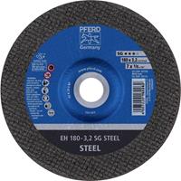 PFERD EH 180-3,2 SG STEEL 61323222 Doorslijpschijf gebogen 180 mm 25 stuk(s) Staal