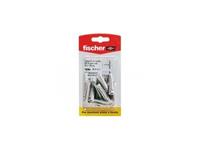 Fischer nylon plug SX 8X40 S + schroef 10st.