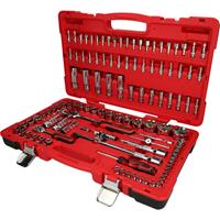 KSTOOLS KS TOOLS 1/4'+1/2' CHROMEplus Steckschlüssel-Satz, 110-tlg