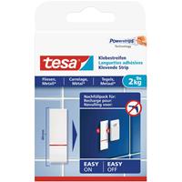 9x Tesa Powerstrips tegels en metaal klusbenodigdheden - Klusbenodigdheden - Huishouden - Plakstrips/powerstrips - Dubbelzijdig - Zelfklevend - Tape/strips/plakkers