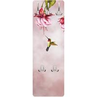 Bilderwelten Garderobe - Kolibri - Rosa Pink Größe HxB: 139cm x 46cm