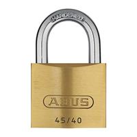 ABUS Hangslot, 45/40 lock-tag, VE = 12 stuks, messing