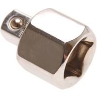 BGS TECHNIC Steckschlüssel-Adapter | Innenvierkant 12,5 mm (1/2) - Außenvierkant 10 mm (3/8)