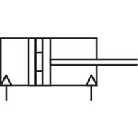 Norgren RM/8020/M/50 Ronde cilinder Slaglengte: 50 mm 1 stuk(s)