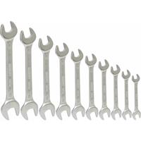KSTOOLS KS-Tools Doppel-Maulschlüssel-Satz 517.0149 Schraubenschlüssel, geschliffen und gekröpft, 10-tlg