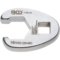 BGS TECHNIC Hahnenfußschlüssel | Antrieb Innenvierkant 10 mm (3/8') | SW 19 mm