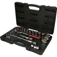 KSTOOLS KS TOOLS 1/2 CHROMEplus Steckschlüssel-Satz, 23-tlg