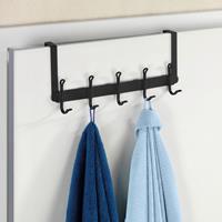 Wenko Tür Garderobe NOSTALGIE 5 Haken Leiste Einhängen Halter Aufhängen Bad WC - 
