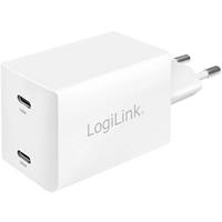 LogiLink PA0231 PA0231 USB-oplader Thuis Uitgangsstroom (max.) 3 A 2 x USB Power Delivery (USB-PD)